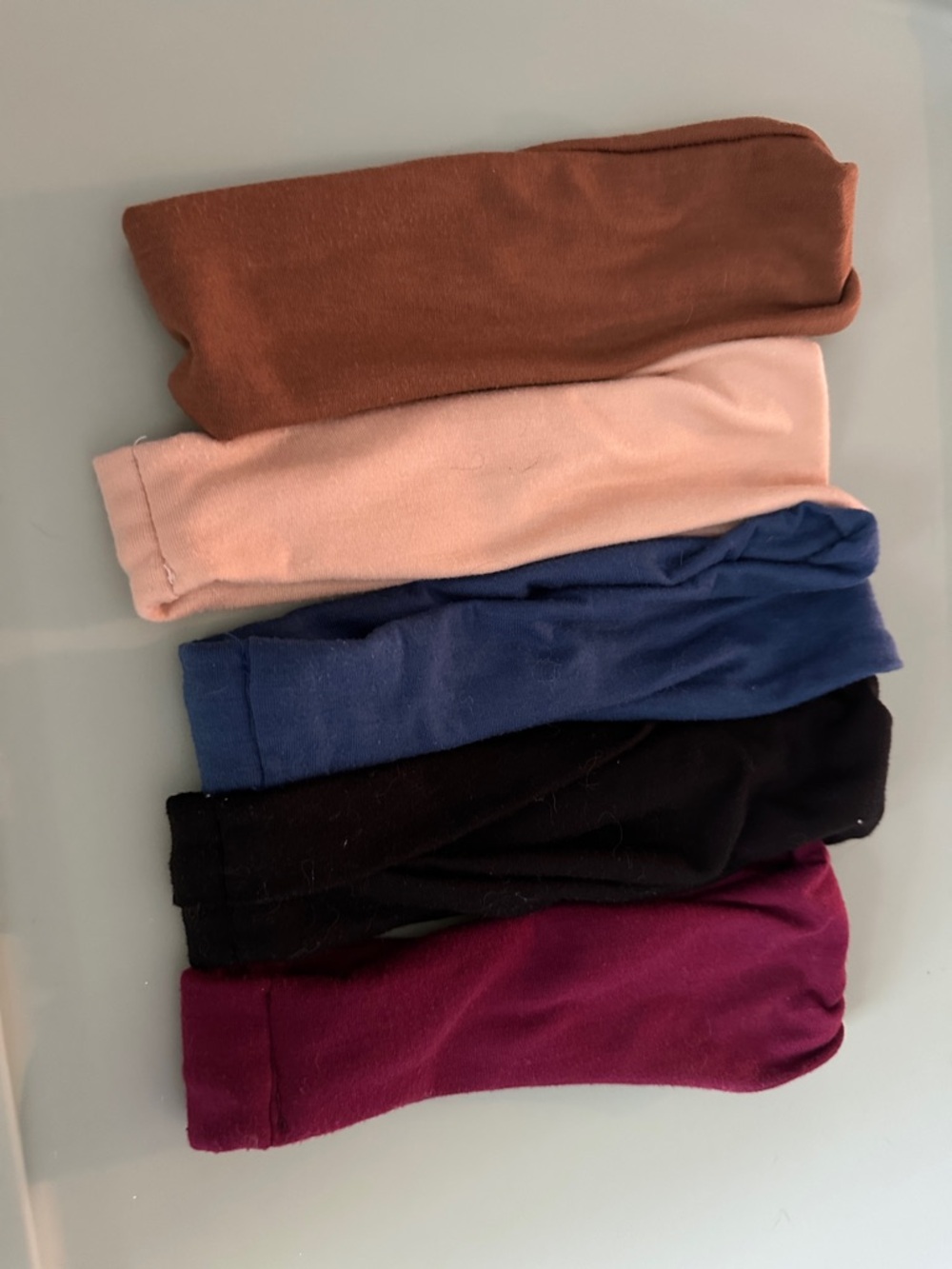 5 Stretchy Soft Non-slip Headbands